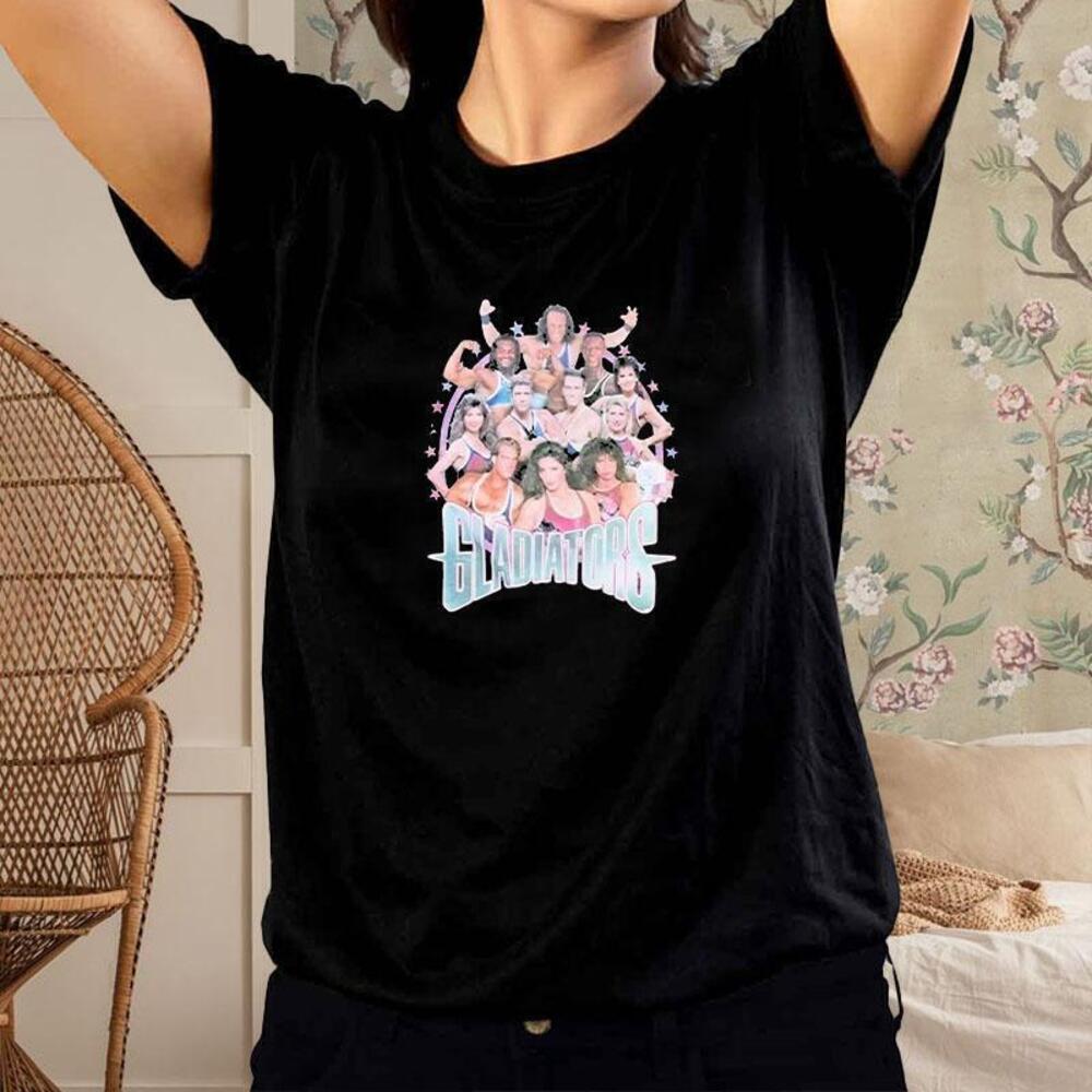 Retro Gladiators White Tshirt